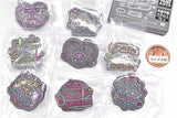 Sanrio Characters Vivid Neon Pin Badge [All 8 type set (Full Complete)]