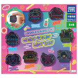 Sanrio Characters Vivid Neon Pin Badge [All 8 type set (Full Complete)]