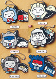 Tatakawanai! Transformers Rubber Mascot Collection [All 6 type set (Full Complete)]