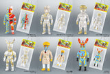 Toei Tokusatsu Ball Chain Mascot Ishinomori Heroes [All 6 type set (Full Complete)]