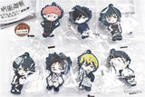 Jujutsu Kaisen Capsule Rubber Keychain [All 7 type set (Full Complete)]