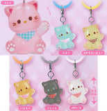 Babutto Nyanko Mejirushi Charm [All 6 type set (Full Complete)]