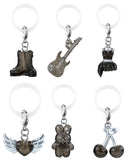 Rock-themed Mejirushi Accessory [All 6 type set (Full Complete)]