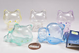 Clear kitten Sofubi Mascot  [All 5 type set (Full Complete)]