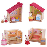 Sylvanian Families A large room in the forest [All 4 type set (Full Complete)]