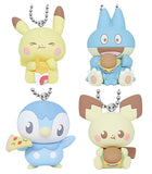 Pokepeace Diner Mascot Keychain [All 4 type set (Full Complete)]