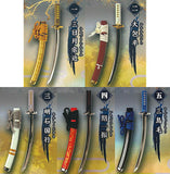 Die-cast Touken Mascot Part.13 National Treasure Edition [All 5 type set (Full Complete)]