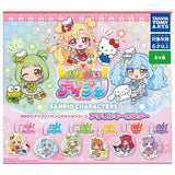 Onegai AiPri x Sanrio Characters Acrylic Keychain [All 6 type set (Full Complete)]