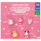 Sanrio Characters Omimi de Burarin Mascot Ear Heart Collection [All 5 type set(Full Complete)]