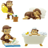 Curious George George no ichinichi Figure [All 4 type set (Full Complete)]