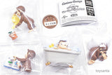 Curious George George no ichinichi Figure [All 4 type set (Full Complete)]