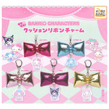 Sanrio Characters Kirakira! Cushion Ribbon Charm [All 5 type set(Full Complete)]