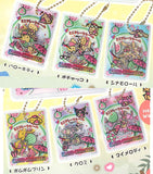 Sanrio Characters Shaka Shaka Flake Sticker-Style Charm Kongari ver. [All 6 type set(Full Complete)]