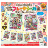 Sanrio Characters Shaka Shaka Flake Sticker-Style Charm Kongari ver. [All 6 type set(Full Complete)]
