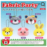 Fabric Party Face Mascot Plush [All 5 type set(Full Complete)]