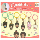 Monchhichi Marker Accessory [All 6 type set(Full Complete)]