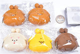 Rilakkuma Gyugyutto Face Silicone Clasp Purse [All 5 type set(Full Complete)]