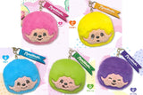 Monchhichi Face Plush Toy Colorful Version [All 5 type set(Full Complete)]