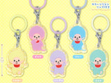 Monchhichi Mejirushi Acrylic Charm Colorful Version [All 5 type set(Full Complete)]