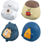 Obungutoissho Mascot Figure Collection Tabesugitanodesu [All 4 type set(Full Complete)]