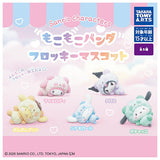 Sanrio Characters Mokomoko Panda Flocky Mascot [All 5 type set(Full Complete)]