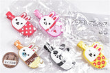 Usacolle Friends Rubber Bangs Clip [All 5 type set(Full Complete)]