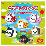 Usacolle Friends Rubber Bangs Clip [All 5 type set(Full Complete)]