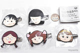 Chibi Maruko-chan Rubber Hair Clip Girls' Collection [All 5 type set(Full Complete)]