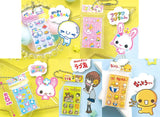 Kamio Japan Characters Tile Sticker Miniature Charm Part.2 [All 5 type set(Full Complete)]