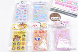 Kamio Japan Characters Tile Sticker Miniature Charm Part.2 [All 5 type set(Full Complete)]