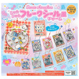 Sanrio Characters Shaka Shaka Flake Sticker-Style Charm [All 10 type set (Full Complete)]