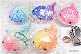 Happy whale shark plush toy jewel color Premium Collection [All 5 type set(Full Complete)]