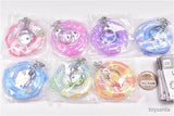 Sanrio Characters Swim Ring Keychain [All 7 type set (Full Complete)]