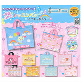 Sanrio Characters Heisei Retro Lesson Bag Mini Keychain [All 5 type set(Full Complete)]