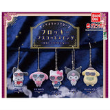 Sanrio Characters Flocked Mascot Swing Kawaii dake janai [All 5 type set(Full Complete)]