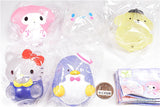 Yawamocchi Sanrio Characters CLEAR [All 5 type set(Full Complete)]