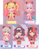 Mugendai Mewtype Capsule Rubber Keychain [All 5 type set (Full Complete)]