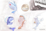 Shark biyori Mejirushi Gacha Mascot [All 4 type set(Full Complete)]