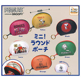 SNOOPY Mini! Round Pouch [All 6 type set (Full Complete)]