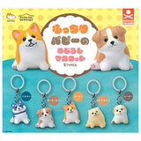 Animal Attraction Mocchiri Puppy Mejirushi Mascot [All 5 type set(Full Complete)]