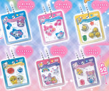 Heisei-Memory Uru-Churu POP Sticker Petit Keychain [All 6 type set(Full Complete)]