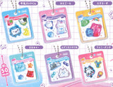 Crux Characters Uru-Churu POP Sticker Petit Keychain [All 6 type set(Full Complete)]