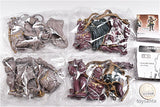Uphold Good, Punish Evil! Perish! Fully Articulated Kongo Rikishi Statue [Assorted 4 type set (3.4.5.6)]