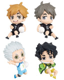 Defofig! Haikyu!! Inarizaki High School, Kamomedai High School, and Itachiyama Gakuin High School Keychain [All 4 type set(Full Complete)]