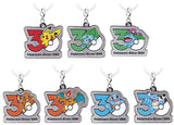 Pokemon 30th Anniversary Metal Charm Mascot [All 7 type set(Full Complete)]