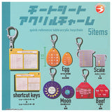 quick reference table acrylic keychain [All 5 type set(Full Complete)]