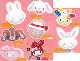 Sanrio Characters Miniature Mask Collection Rabbit [All 8 type set(Full Complete)]