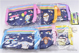 Sanrio Characters Heisei Retro Denim Pen Case Pouch Keychain [All 6 type set(Full Complete)]