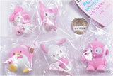 PUTITTO Sanrio Characters Strawberry Milk Flocky [All 5 type set(Full Complete)]