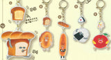 Pan Dorobo Double-Dangling Yurayura Acrylic Keychain [All 5 type set (Full Complete)]